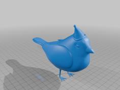 Bird With Hat! 3D Printer Model