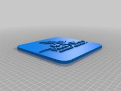 Prairie Paws Square Thick Plate 3D Printer Model