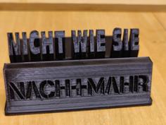 Nachtmahr Phone Stand 3D Printer Model