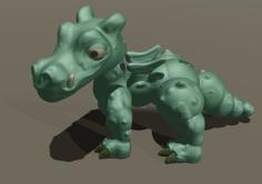 Cuty The Dragon Kid 3D Printer Model