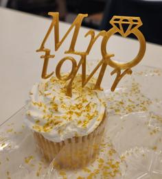 Groom Cupcake Topper 3D Printer Model