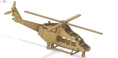 Laser Cut Helicopter Gokbey