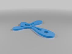 Organic Cross 3D Printer Model