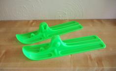 Tundra Aircraft Skis 3D Printer Model