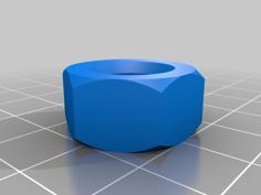 Hex Nut 3D Printer Model