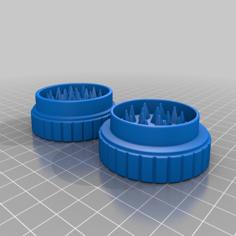 Herb Grinder V3 – Voxels Version – Perfect Geometry. 3D Printer Model