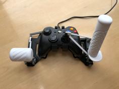 Snap-on Xbox 360 Gamepad HOTAS Joystick 3D Printer Model