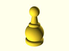 Classic Parcheesi Pawns 3D Printer Model