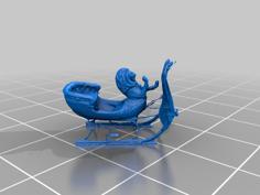 Mermaid Lion Sled – Photogrammetry 3D Printer Model