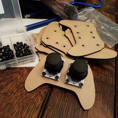 Laser Cut 2-axis Joystick Module Controller-Style Mount