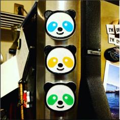 Panda (android) Emoji Magnet 3D Printer Model