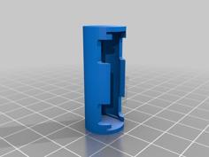 23A Battery Holder That Fits Into A 15mm Tube For Cosplay Props 3D Printer Model