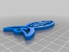 Jesus – Fish Keychain 3D Printer Model