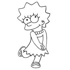 Lisa Simpson 3D Printer Model