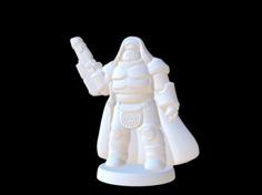 Cosmoknight Champion (18mm Scale) 3D Printer Model