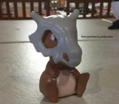 Cute Cubone Trex Pokemon 3D Printer Model