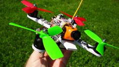 Minimal 3D Printed 4″ Brushless Racing Quadcopter 3D Printer Model