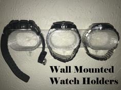 Wall Mounted Watch Holders 3D Printer Model