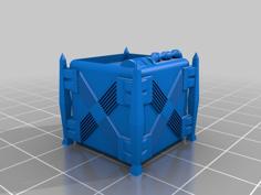 Sci-Fi Crate (Stackable) 3D Printer Model