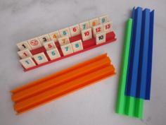 Compact Travel Rummikub Rack (Rummy) 3D Printer Model