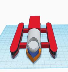 Racing Boat 3D Printer Model