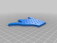 Stomp Pad Snowboard Shaka 3D Printer Model