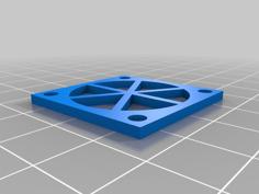 Simple Parametric Fan Grill 3D Printer Model