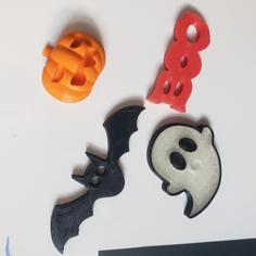 4 Magnets Halloween 3D Printer Model