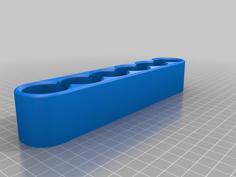 Bowling Thumb Slug Holder (holds 6) 3D Printer Model