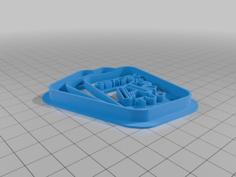 Hermitcraft Tangos Decked Out Cookie Cutter 3D Printer Model