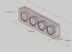 Slim-speaker-1×4-01 3D Printer Model