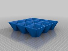 Stackable Seed Tray 3×3 3D Printer Model