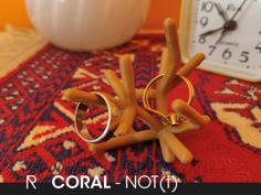 Coral: Jewelry Holder & Support Test 3D Printer Model