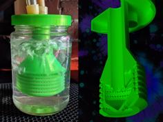 Pickle-Jar Diffuser For Hookah Or Dry Herb Vaporizer 3D Printer Model