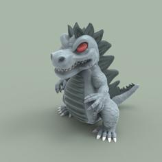 Godzilla 3D Printer Model