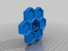 Honeycomb Token 3D Printer Model