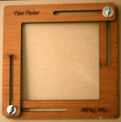 Laser Cut Artists Viewfinder Frame Ideal For Plein Air Landscape Work