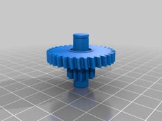 Porsche 944 Electric Targa Roof Opener Gear 3D Printer Model