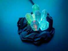 Subtle Color-changing Crystals. (LED Moodlight) 3D Printer Model