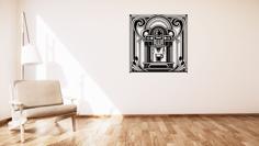 Art Nouveau Coffee Maker Wall Or Table Decoration 3D Printer Model