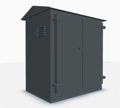 OO Gauge Relay Box (double Door) 3D Printer Model