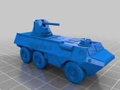 6×6 VAB Mephisto + .50cal 3D Printer Model