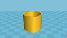 Optical Illusion Shot Glass 3D Printer Model