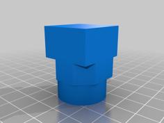 Calibration Cube Chamfered 3D Printer Model