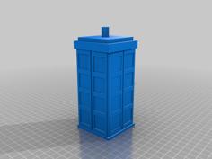 TARDIS Tow Hitch Cover 3D Printer Model