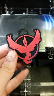 Team Valor Badge – Pokemon Go 3D Printer Model