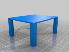 Parameterized Table 3D Printer Model