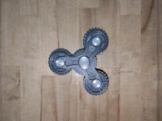 Geared Fidget Spinner 3D Printer Model