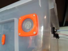 Drybox Humidity Sensor Mount 3D Printer Model