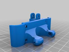 Rostock Mini Carriage With Integrated Belt Tensioner 3D Printer Model